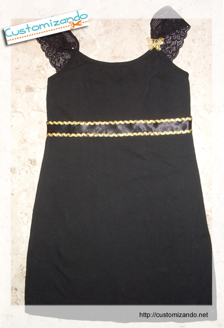 Customizando um vestido after