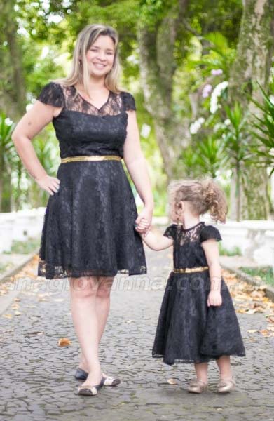 vestido festa mae e filha iguais