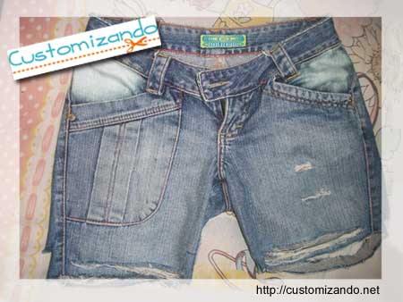 Transformar jeans em shorts ou bermuda
