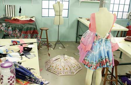 Customizando - Roupas feitas com guarda-chuva