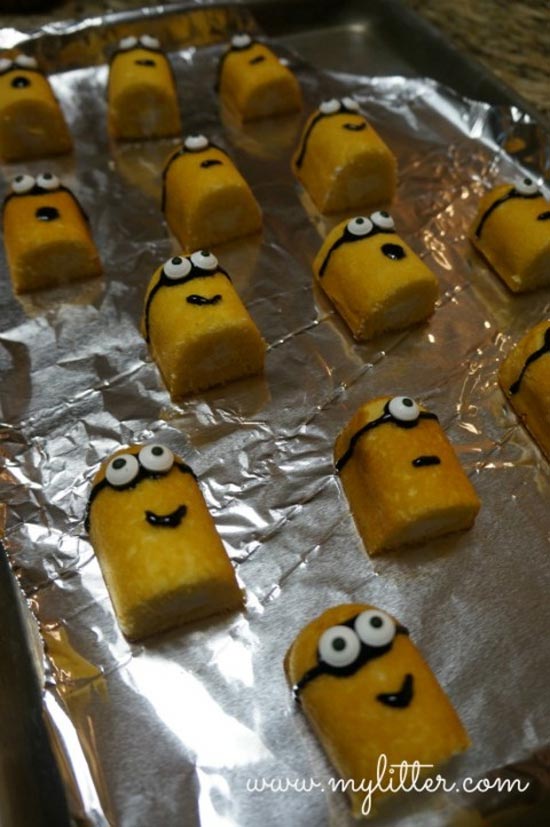 Como fazer cupcake de Minions