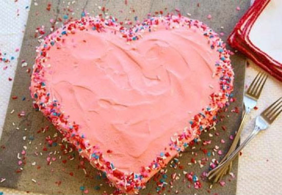 Como fazer bolo em formato de coração